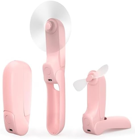 JISULIFE Handheld Fan with 4500 mAh Powerbank Max 46 Hours Runtime,Pocket Fan Portable Battery Op... | Amazon (US)