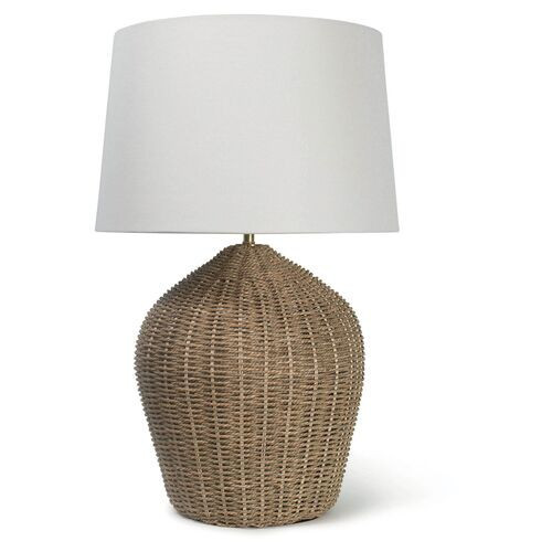 Georgian Table Lamp - Natural - Regina Andrew | Desk Lamp, Bedside Lamp - Beige | One Kings Lane