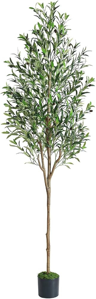 Alupssuc 6ft Olive Trees Artificial Indoor & Outdoor, Faux Olive Tree with Lively Artificial Trun... | Amazon (CA)