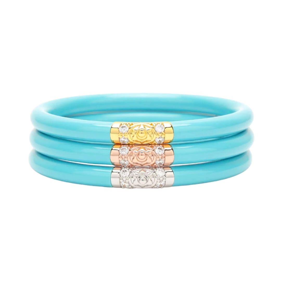 Three Kings All Weather Bangles® (AWB®) - Turquoise | BuDhaGirl