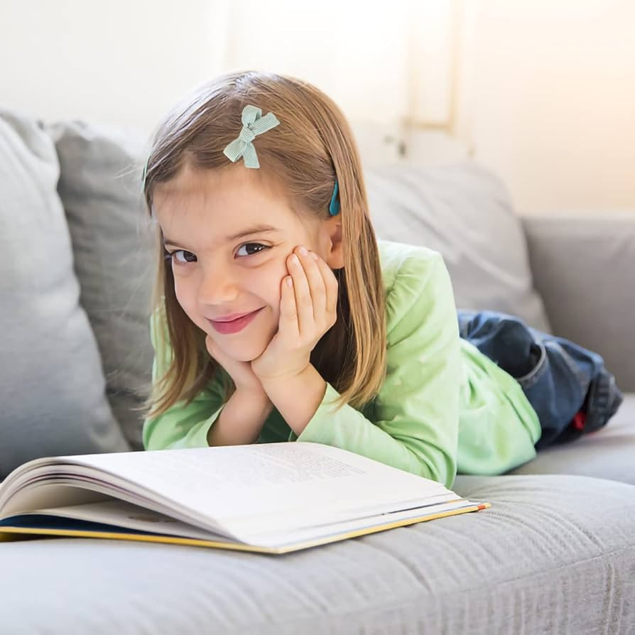 1 Pairs Handmade Headwear Girls Hair Accessories Baby Girls Corduroy Bow Hair Clip (Yellow + Gree... | Amazon (US)