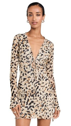 RESA Women's Sloane Mini Dress, Balthazar, Print, Tan, L | Amazon (US)