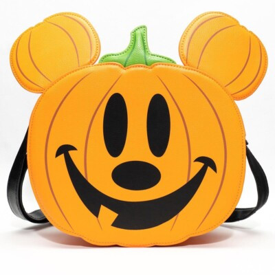 Loungefly Mickey Mouse Jack o' Lantern Crossbody Pumpkin Bag NWT  | eBay | eBay US