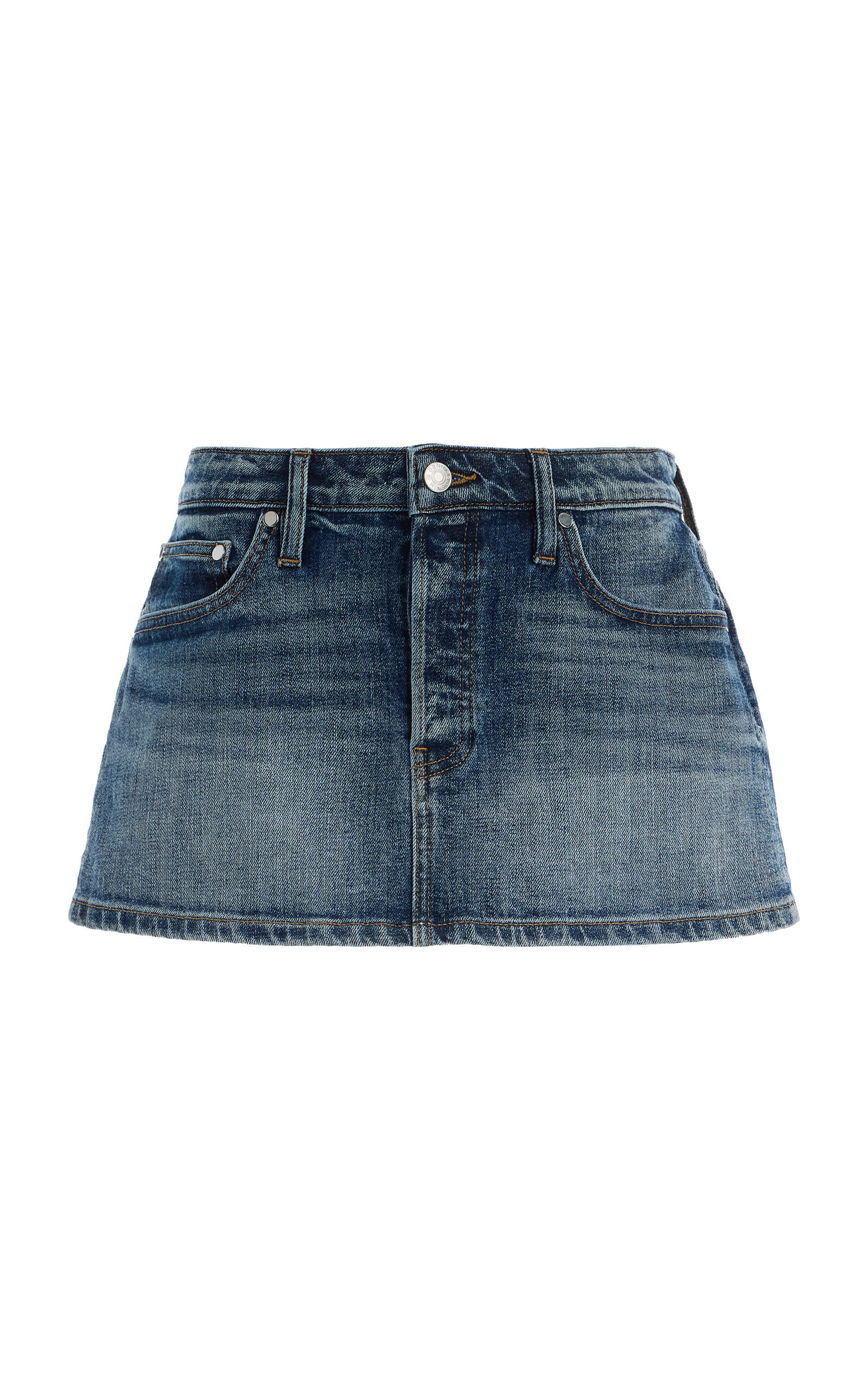 EB Denim Cherry Denim Mini Skirt - Moda Operandi | Moda Operandi (Global)