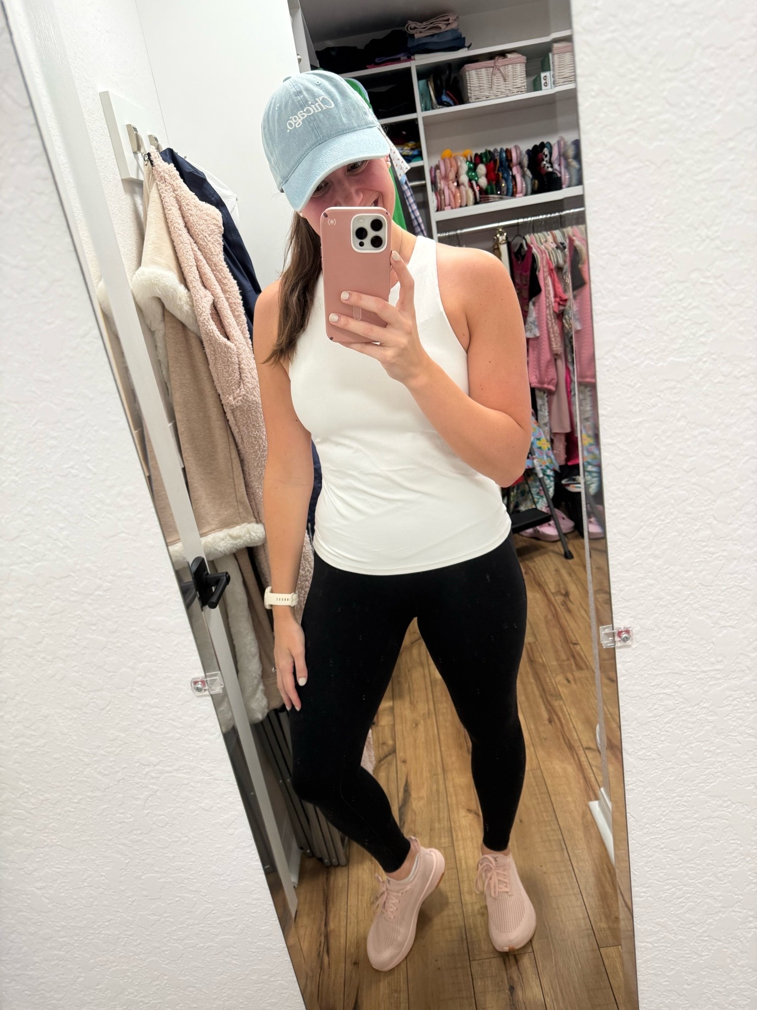 Saturday outfit check! 
Shoes fit true to size Fluxfootwear
Leggings fit true to size @Halara 
Tank fit true to size Amazon
Hat obsession @aliceandolivia

#LTKgrwm #LTKootd #LTKdayinmylife