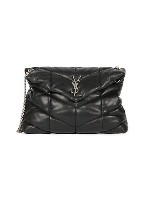 Loulou Puffer Leather Shoulder Bag | Saks Fifth Avenue