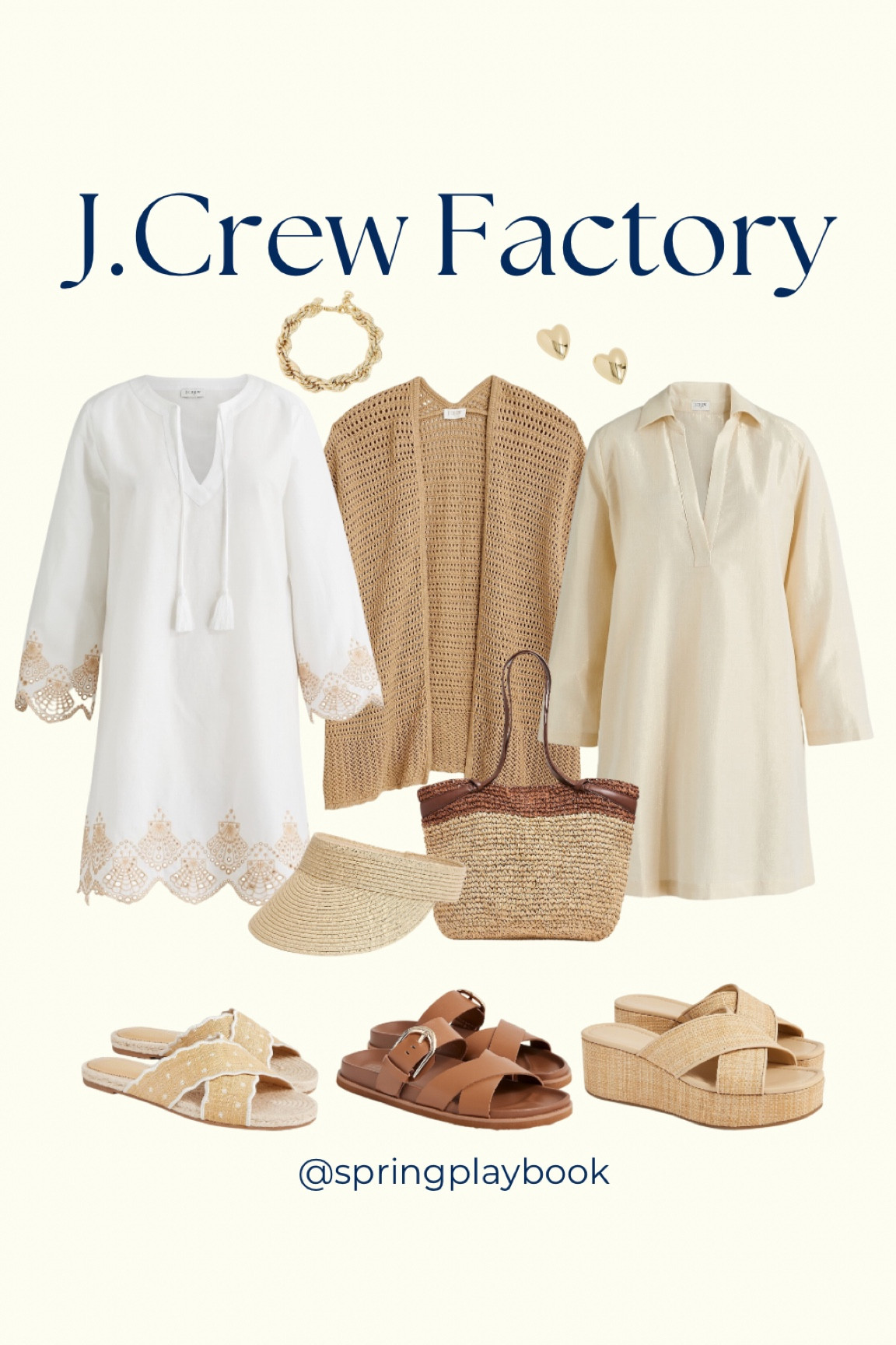 New Arrivals at J.Crew Factory. I love these tunics & coverups. Plus all the neutral shoe options. 

#createdcolorful #createdcolorfulspring #hocspring #tcispring #pcaspring #lightspring #warmspring #truespring #brightspring #clearspring #paintboxspring #bluespring

#LTKSwim #LTKSaleAlert #LTKFindsUnder50