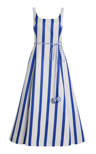 Serafina Striped Crepe Maxi Dress | Moda Operandi (Global)