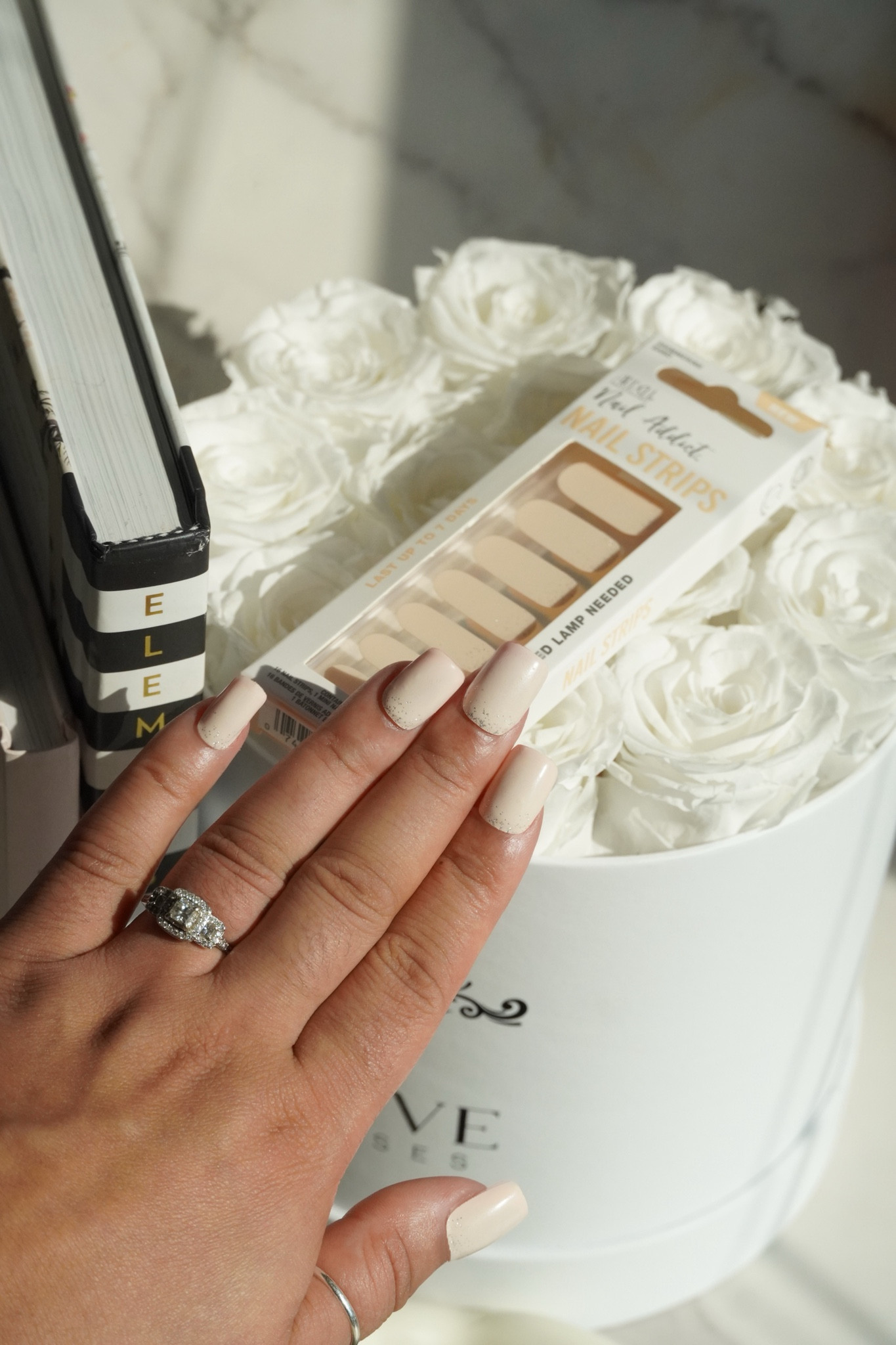 No Time for the Salon?✨ Try This Wedding Season Hack using @ardellbeauty Nail Strips!! 

I didn’t remove my gel manicure 👀 
Just added the Shimmering Sands nail strips from @ardellbeauty right on top — no buffing, no soak-off, no mess, no LED lamp needed.. Instant wedding nails ready.

💅 Perfect shimmer for wedding season
💅 Fit, Press, file extra off & done!
Take them off once you are done with your event or you can make them last on your natural nails or clean tips for up to 7 days! 

These are a must if you’re short on time but still want your nails to look fresh for any bridal moment 💍

Would you try this lazy-girl mani trick? 👇🏽

#ArdellNails #ShimmeringSands #targetbeauty #WeddingSeasonReady #NailHack #ManiGlowUp #NailStrips #UGCnails #PressOnMagic #BeautyHack #TimeSaverNails #AD 