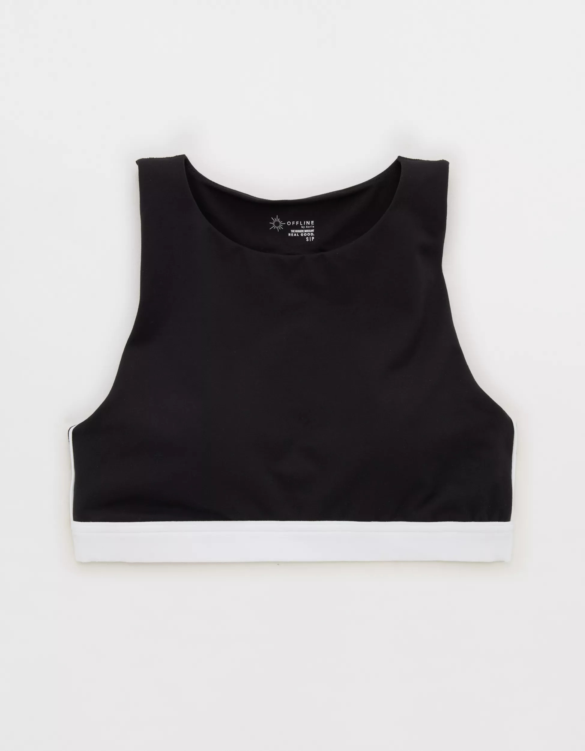OFFLINE By Aerie The Hugger High Neck Sports Bra | Aerie