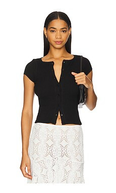 Free People x Intimately Fp Most Wanted Cardi in Black from Revolve.com | Revolve Clothing (Global)