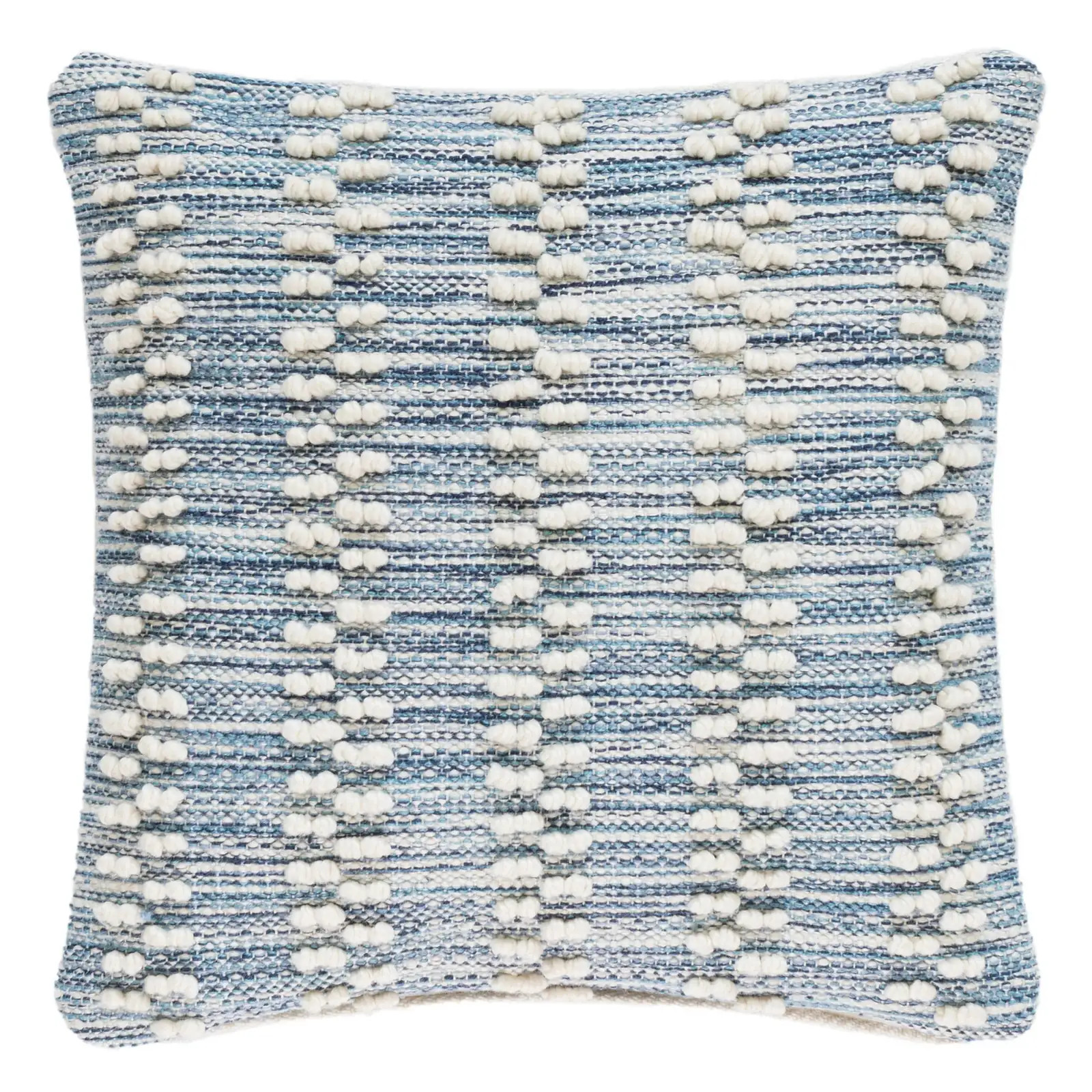 Hobnail Stripe Indoor/Outdoor Decorative Pillow Cover | Annie Selke