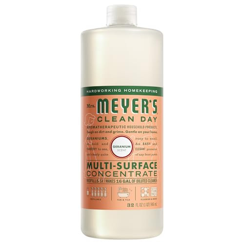 MRS. MEYER'S CLEAN DAY Multi-Surface Everyday Concentrate, Geranium Scent, 32 Fl Oz Bottle | Amazon (US)