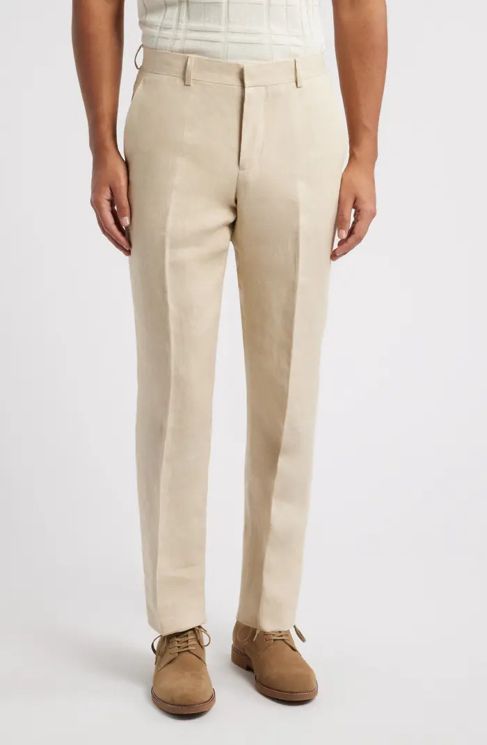 Henrik Trim Fit Italian Linen Suit Separate Pants | Nordstrom