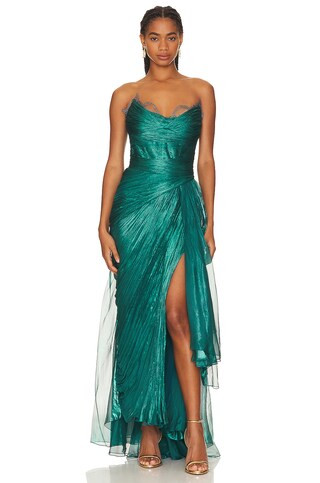Maria Lucia Hohan X Revolve Jolie Gown in Teal from Revolve.com | Revolve Clothing (Global)