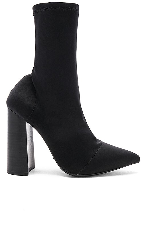 Tony Bianco Diddy Bootie in Black Lycra | Revolve Clothing (Global)