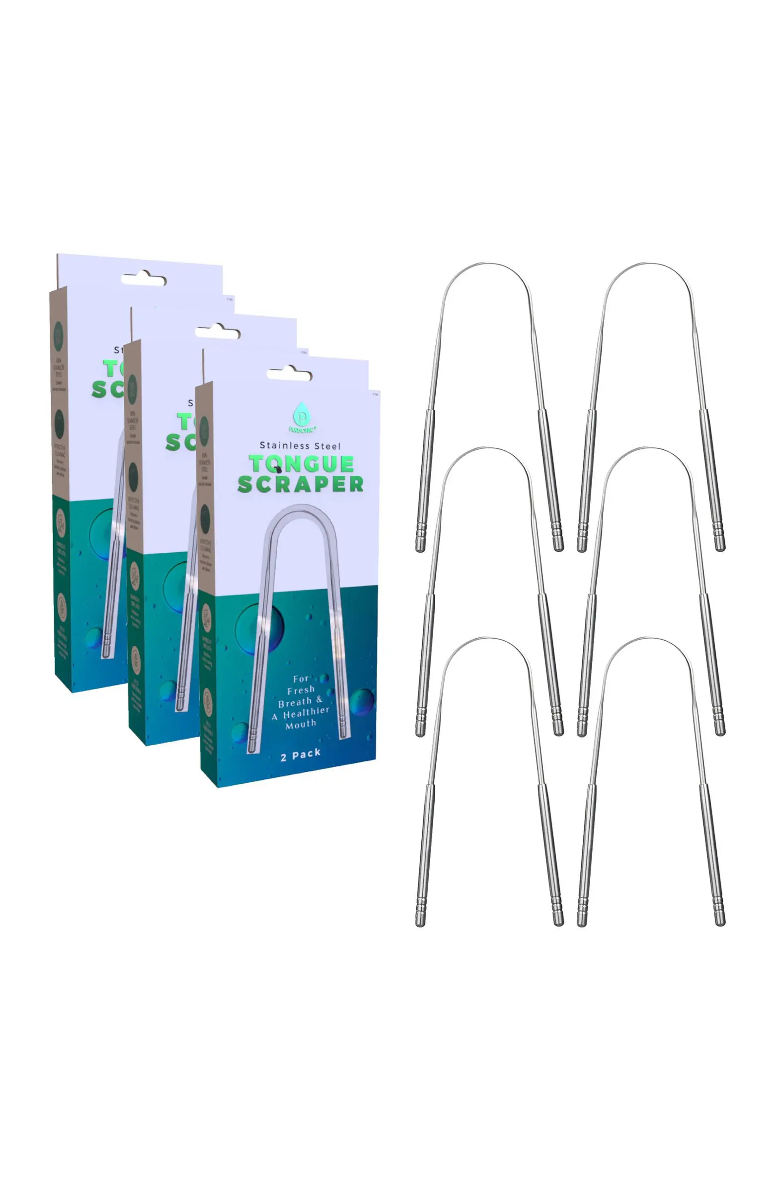 Stainless Steel Tongue Scraper For Fresh Breath & a Healthier Mouth | Nordstrom