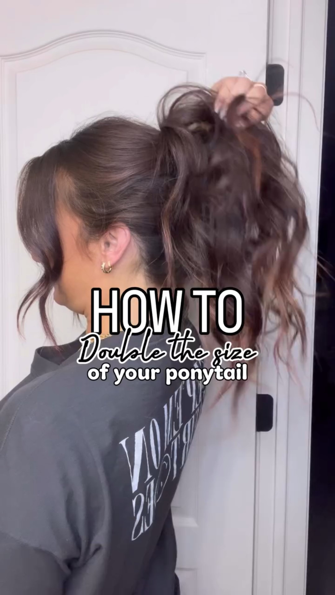 Save for later and share with your girls! 👯🫶 Love this little ponytail hack for some extra volume! linking my premium elastics and other hair styling favorites! #hairreel #hairstyletutorial #easyhairstyle #ponytail #hairtipsandtricks

#LTKBeauty #LTKselfcare #LTKgrwm