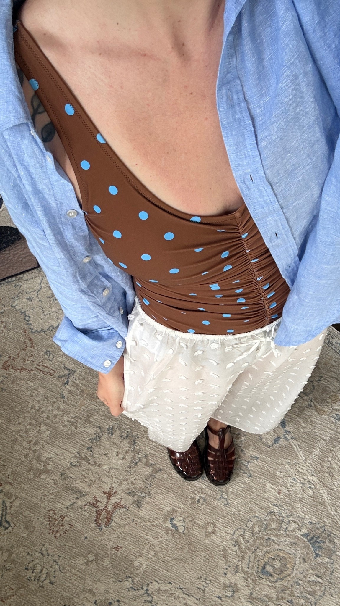Swimsuit is @Aerie but sold out 🥲. beach pants are worth every penny !!! Wearing a medium (they run short but large).

#LTKootd #LTKSeasonal #LTKSwim