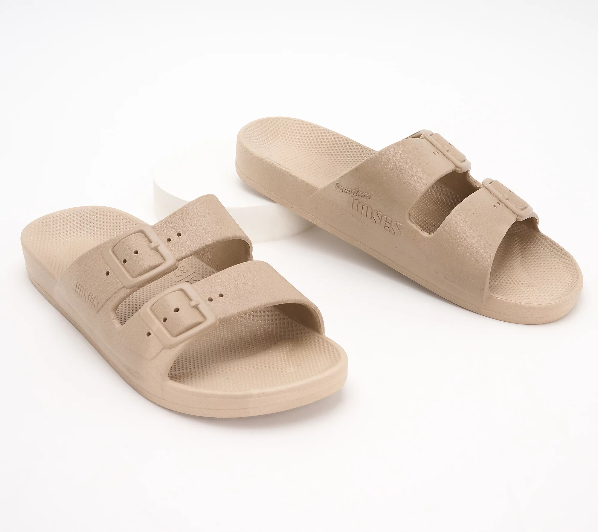 As Is Freedom Moses Slide Sandals- The Solids | QVC
