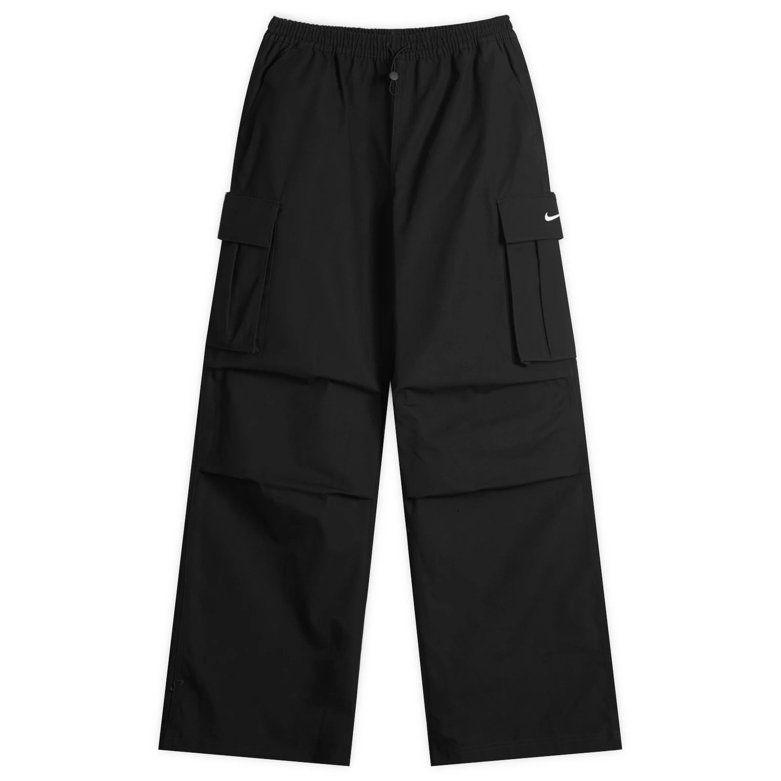 Nike Women's Street Woven Cargo Pant in Black/Sail, Size Medium | END. Clothing