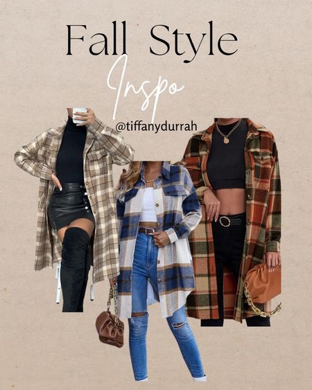 Fall outfit ideas. Fall style ideas. Fall style inspo. Shackets. Fall jackets 

#LTKSeasonal #LTKunder50 #LTKstyletip