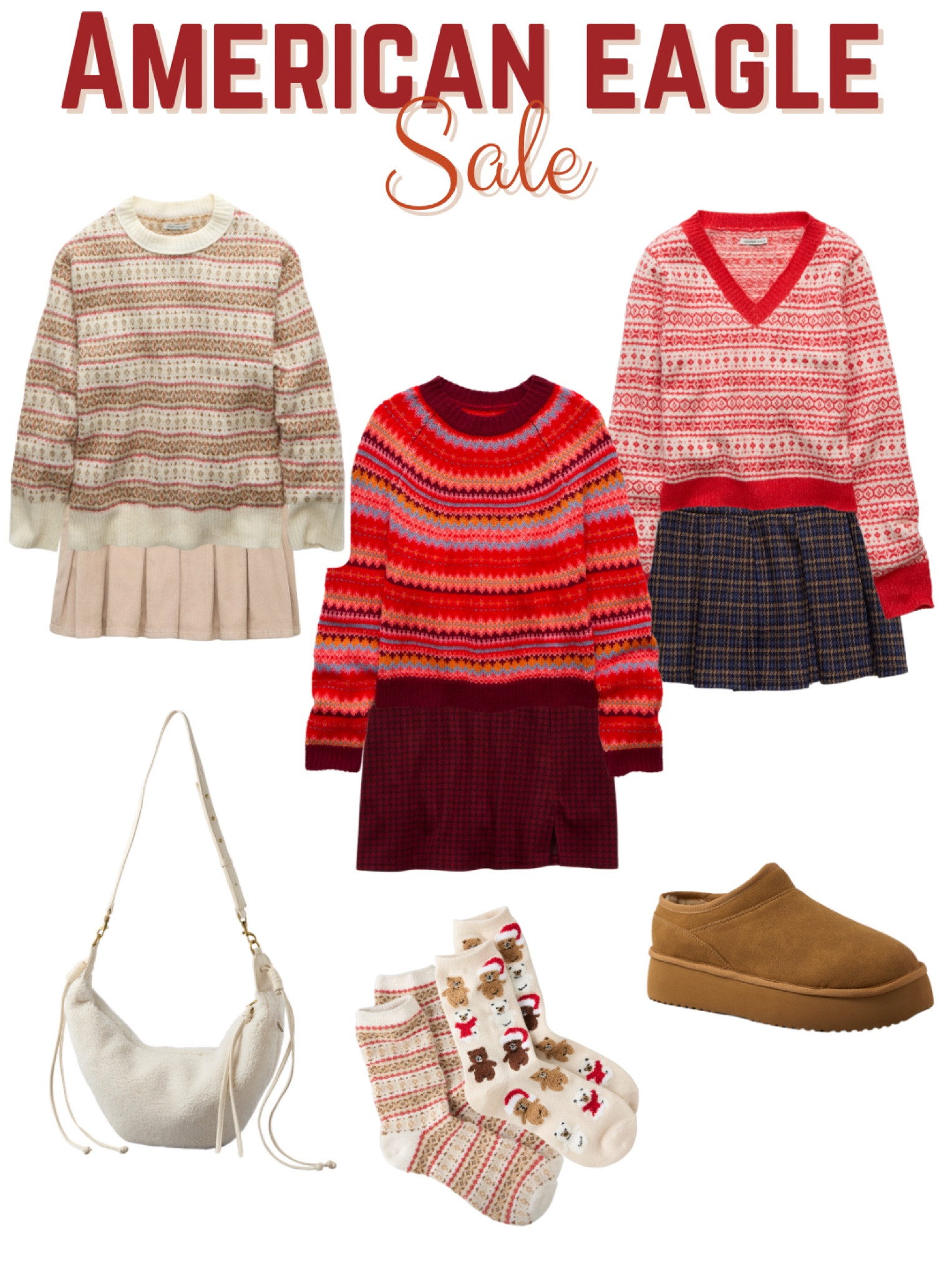 American Eagle sweaters, skirts, and skorts sale 

#LTKSeasonal #LTKSaleAlert #LTKFindsUnder50