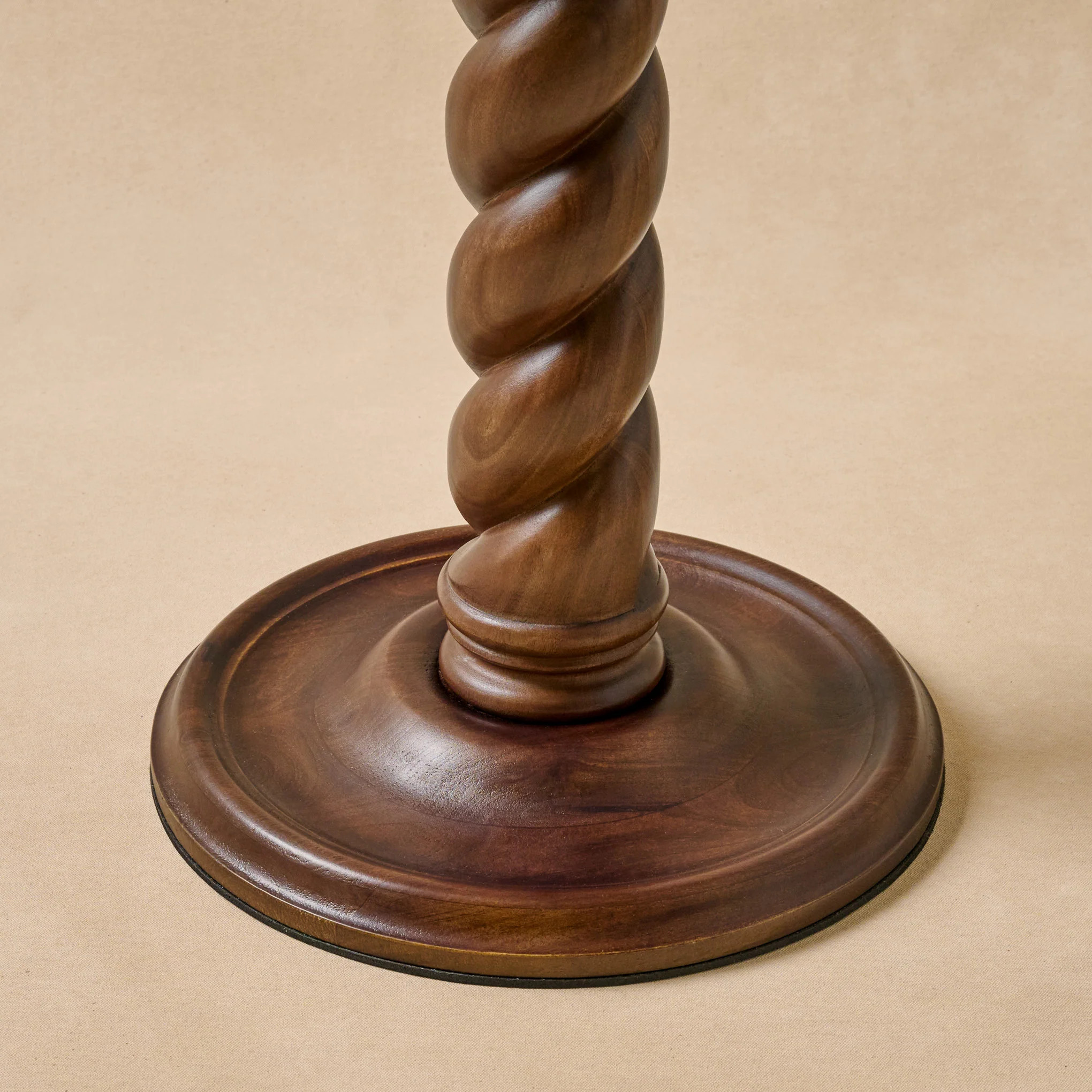 Barley Twist Round Accent Table | Magnolia