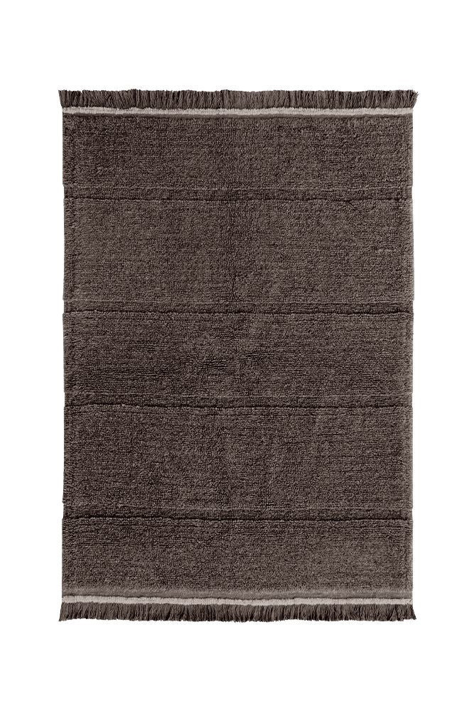 Wool Area Rug Steppe Brown 4' X 5' 7" - Lorena Canals | Lorena Canals