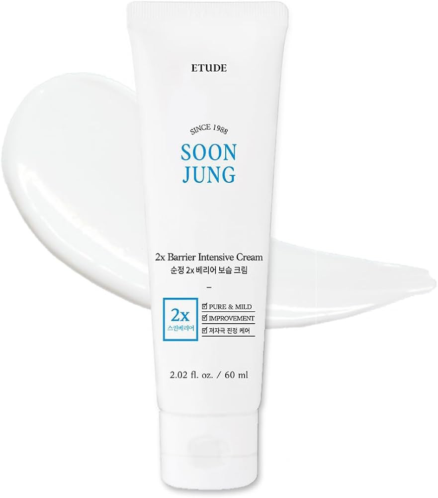 ETUDE House SoonJung 2x Barrier Intensive Cream 60ml (21AD) | Hypoallergenic Shea Butter Hydratin... | Amazon (US)