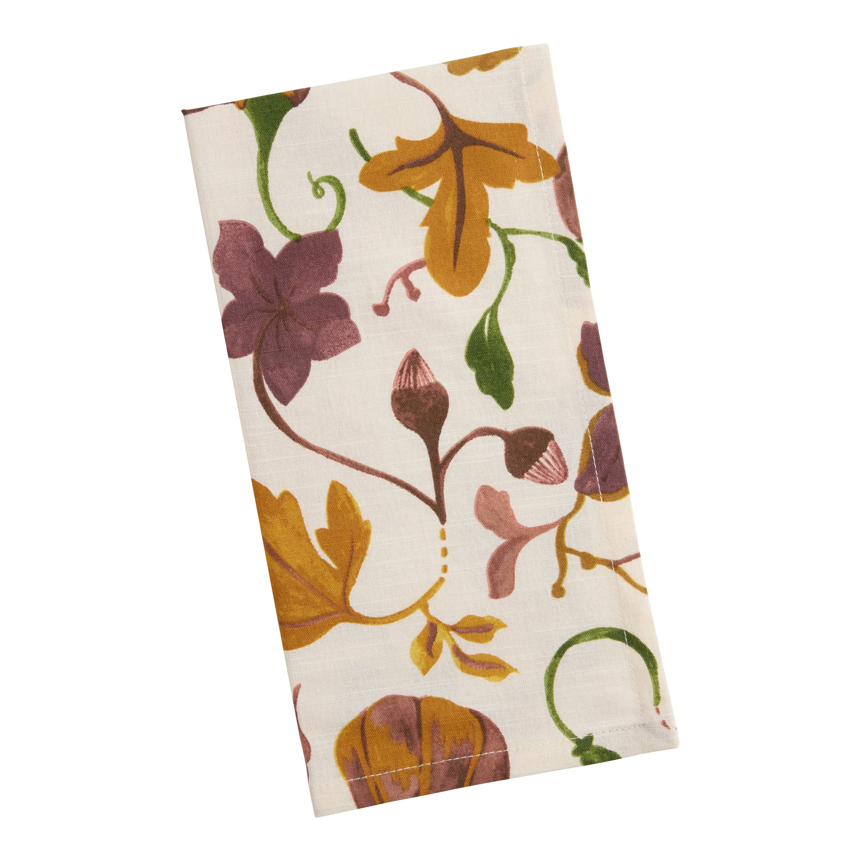Multicolor Harvest Ditsy Pumpkins Napkin Set of 2 | World Market