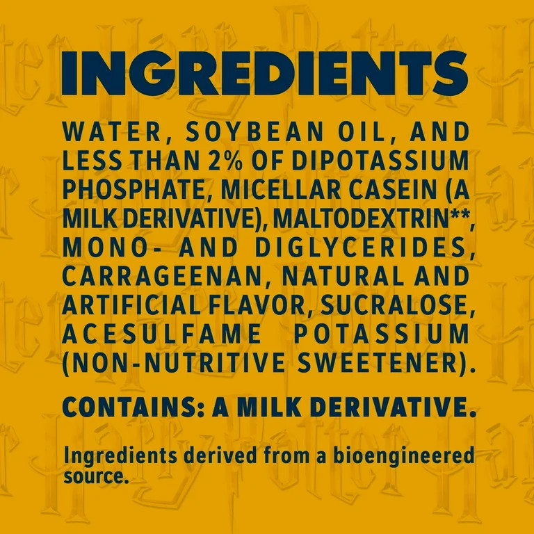 Coffee mate Harry Potter Sabor a Butterbeer, Crema Líquida para Café sin Azúcar 28 fl oz | Walmart (US)