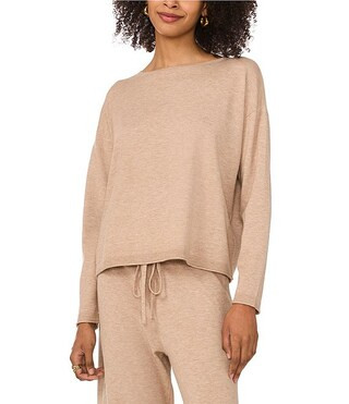 Coordinating Crew Neck Long Sleeve Top | Dillard's
