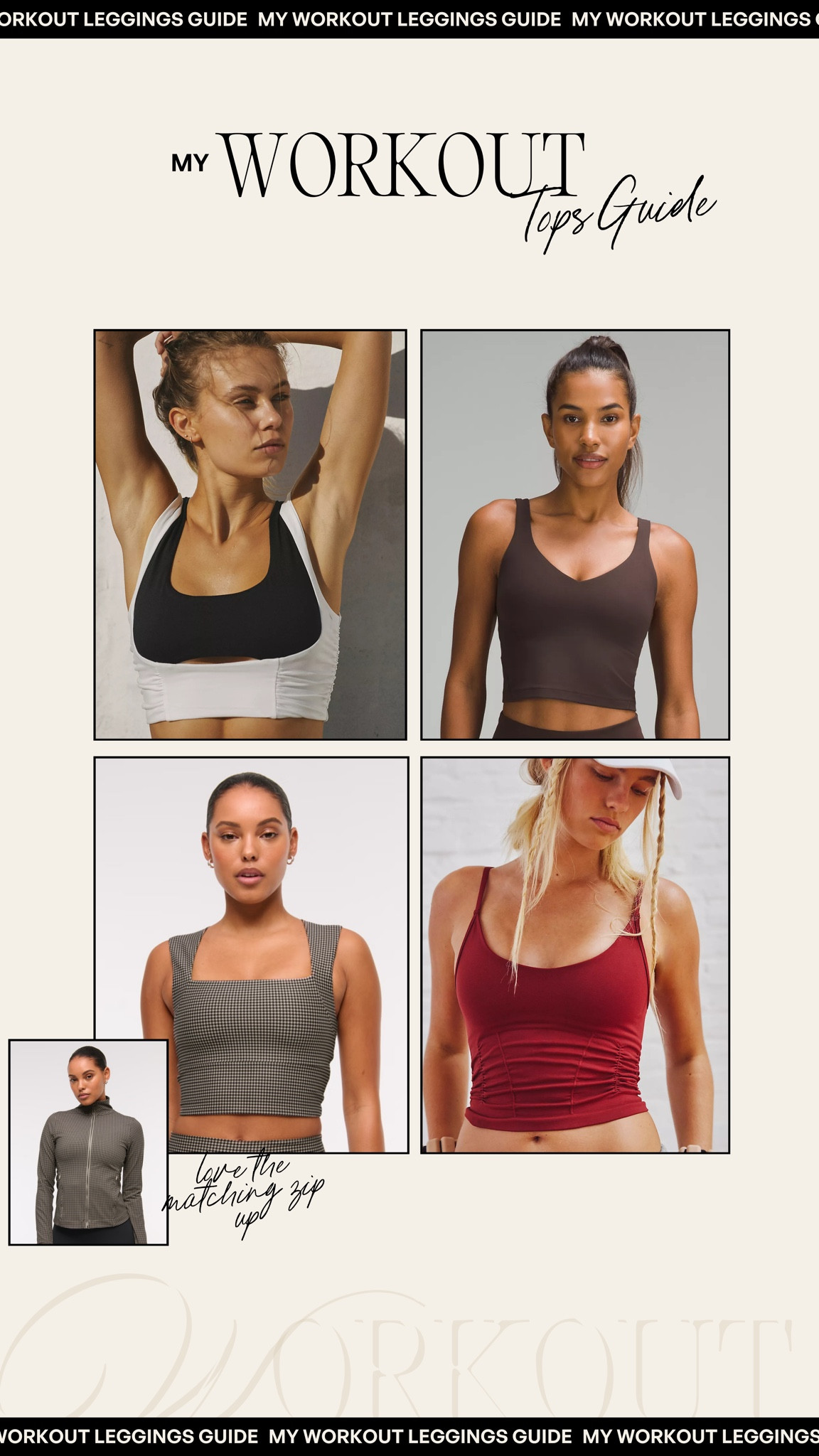 Fave workout tops💕 #workout #tops 

#LTKMidsize #LTKSeasonal #LTKFitness