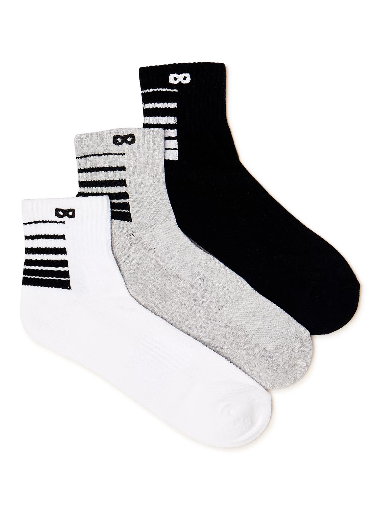 Pair of Thieves Blackout/Whiteout Cushion Ankle Sock Men's 3-Pack | Walmart (US)