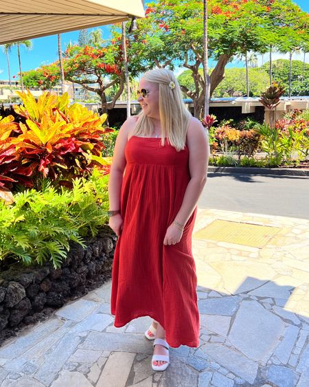 A soft and flowy maxi dress for a lazy day in Hawaii.

#LTKtravel #LTKunder100 #LTKcurves