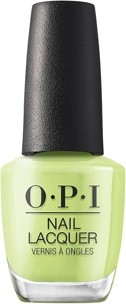 OPI Nail Lacquer, Opaque & Vibrant Cr\u00e8me Finish Green Nail Polish, Up to 7 Days of Wear, Chi... | Amazon (US)