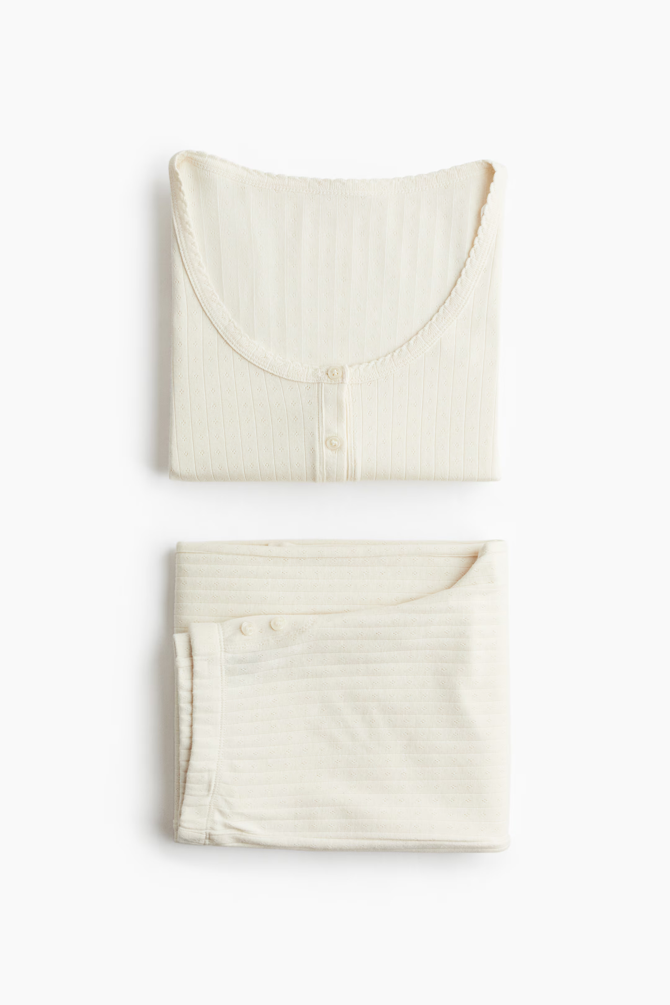 Pointelle Cotton Pajamas | H&M (US + CA)