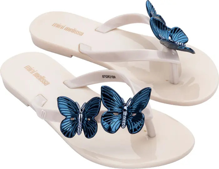 Mini Melissa Kids' Harmonic Fly Flip Flop | Nordstrom | Nordstrom