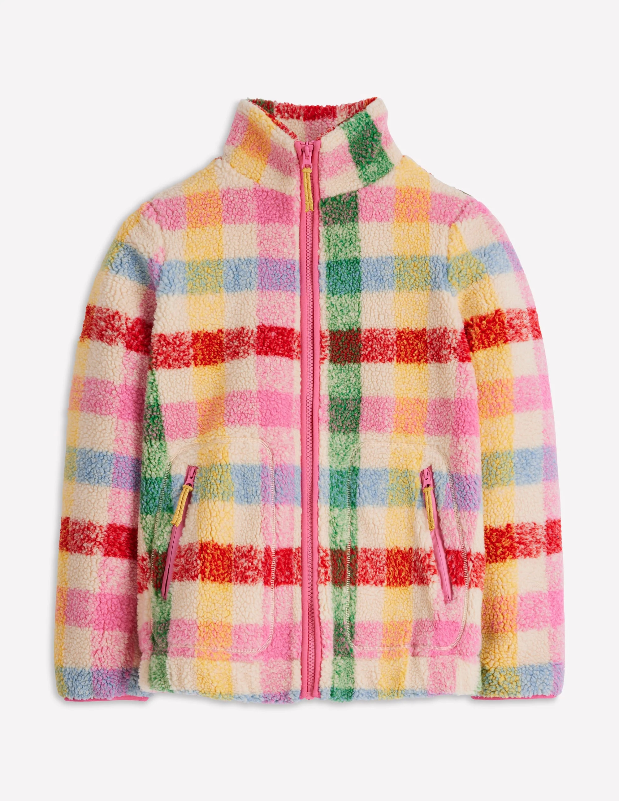 Westminster Borg Jacket-Multi, Check | Boden (US)