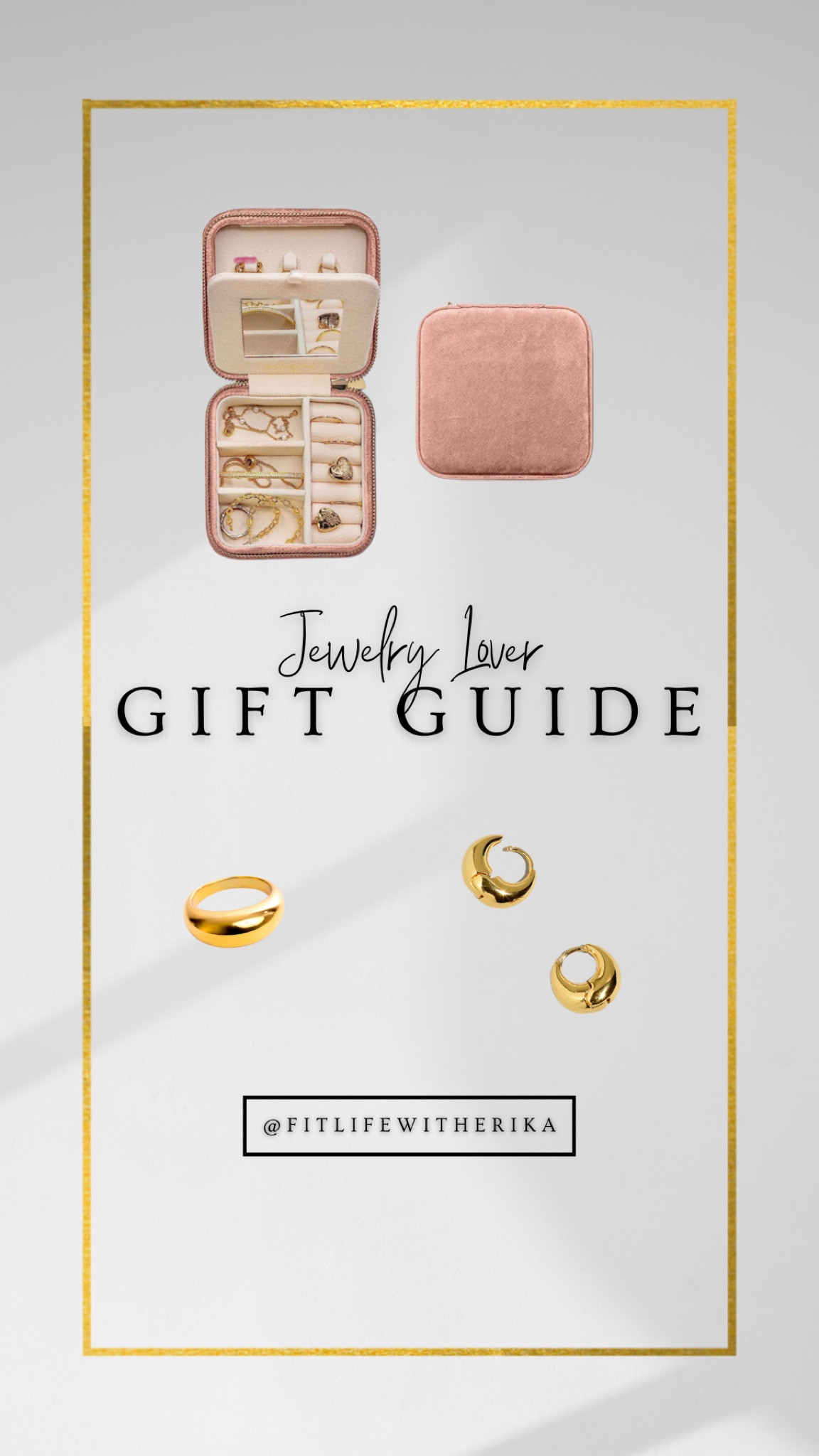Beautiful golden jewelry so chic for the jewelry lover.

#LTKGiftGuide #LTKfamily #LTKHoliday