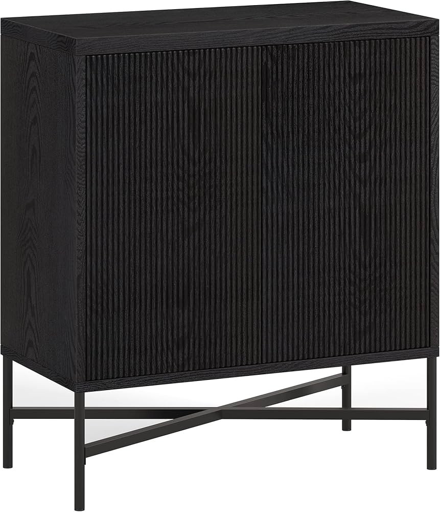 Henn&Hart Brighton Accent Cabinet, 28" Wide(15" D x 28" W x 32" H), Black | Amazon (US)
