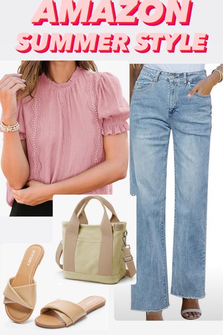 Pretty in pink! This is a simple and easy outfit for any occasion. #amazon 

#LTKFindsUnder50 #LTKStyleTip