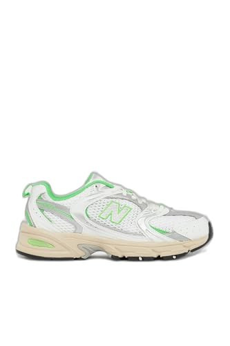 New Balance Men's 530 Shoes, White/Palm Leaf, Size 7 | Amazon (US)