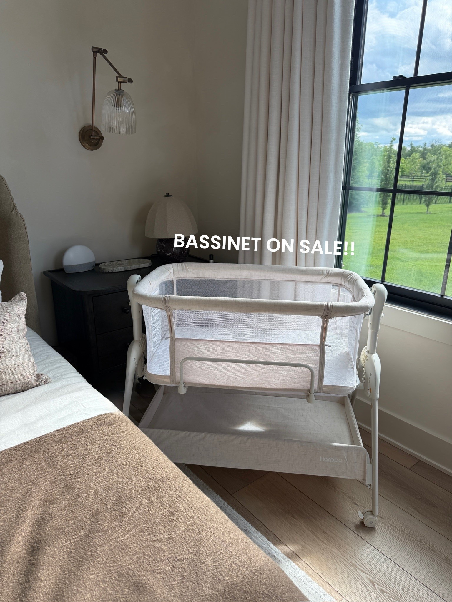 Bassinet setup in our primary bedroom! #kathleenpost

#LTKSaleAlert #LTKBaby #LTKHome