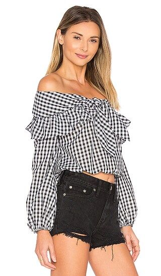 Lovers + Friends x REVOLVE Rebecca Top in Gingham | Revolve Clothing