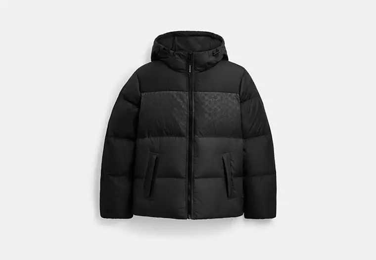 Colorblock Down Jacket | Coach Outlet CA