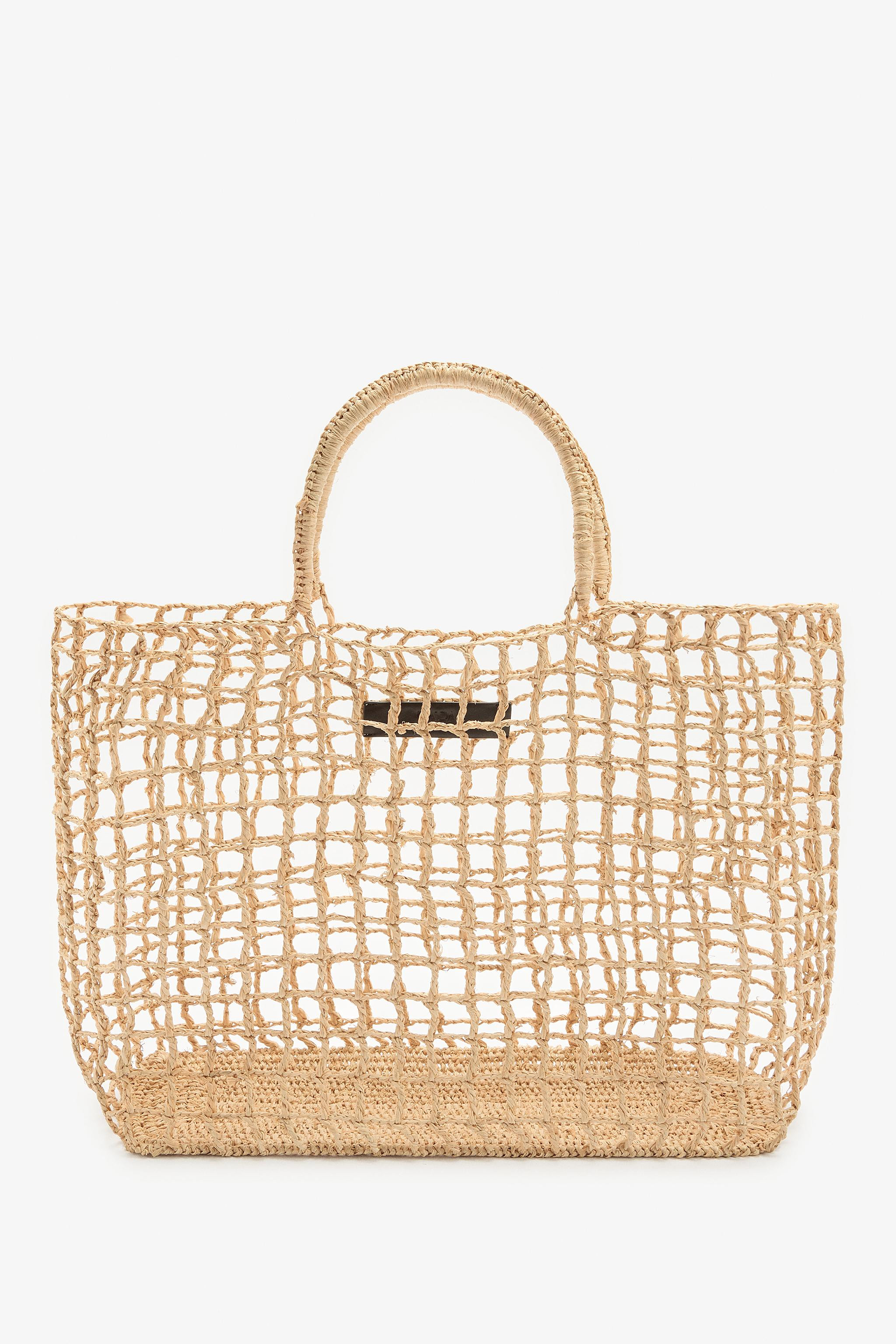 RAFFIA MAXI TOTE BAG LIMITED EDITION | Zara UK