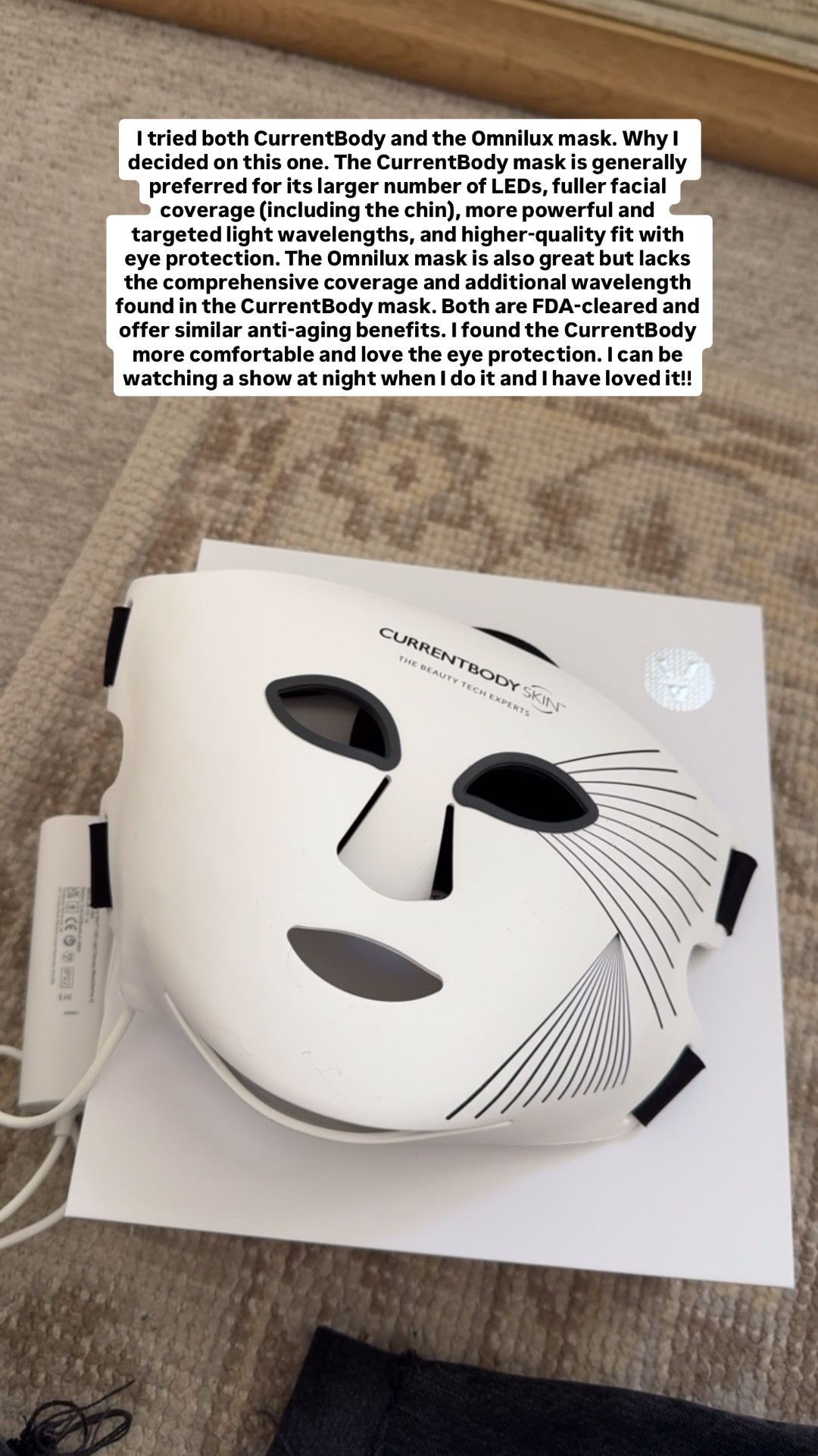 The light therapy LED face mask I use every night  

#LTKGiftGuide #LTKselfcare