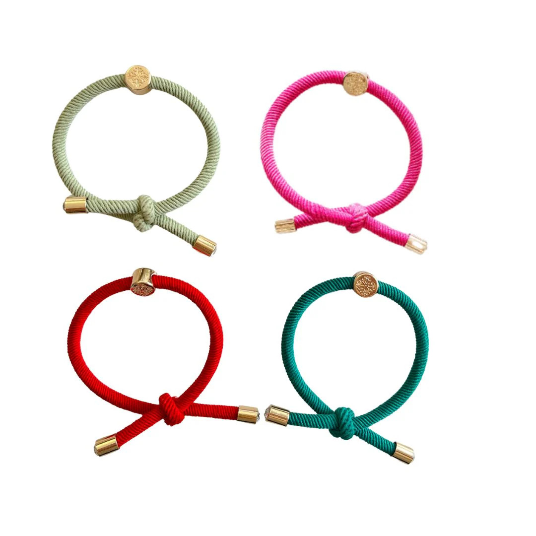 Original Smith & Co. Hair Tie Set - Holly Jolly | Smith and Co. Jewel Design